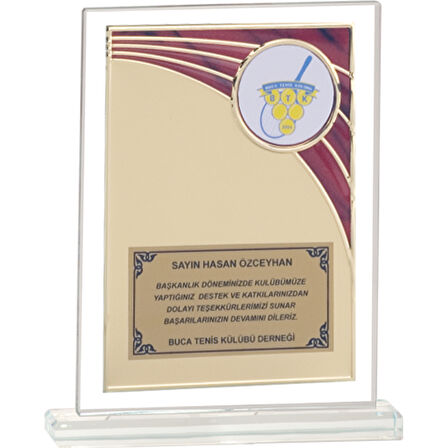 ODAK KUPA - Cam Plaketler - CM-038 B - 18x21 cm