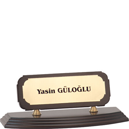 ODAK KUPA - Ahşap ve Cam Masa İsimlikleri - YZ-006 A - 10 cm