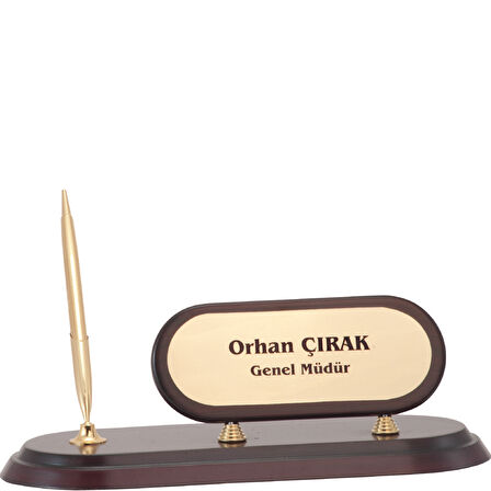 ODAK KUPA - Ahşap ve Cam Masa İsimlikleri - YZ-011 A - 10 cm