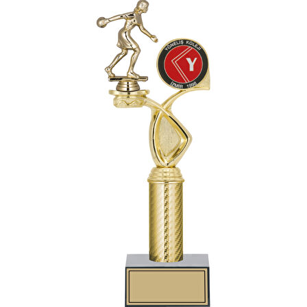 ODAK KUPA - Figürlü Kupalar - Bowling Kadın Figürlü Kupalar FG-015 B - 36 cm