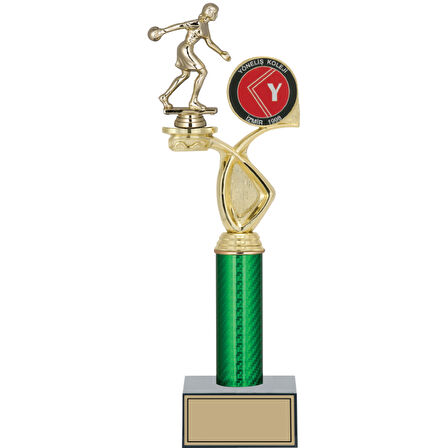 ODAK KUPA - Figürlü Kupalar - Bowling Kadın Figürlü Kupalar FG-018 A - 39 cm