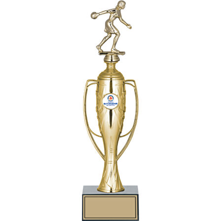 ODAK KUPA - Figürlü Kupalar - Bowling Kadın Figürlü Kupalar FG-025 A - 36 cm