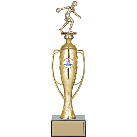 ODAK KUPA - Figürlü Kupalar - Bowling Kadın Figürlü Kupalar FG-026 C - 38 cm