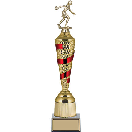 ODAK KUPA - Figürlü Kupalar - Bowling Kadın Figürlü Kupalar FG-028 A - 47 cm