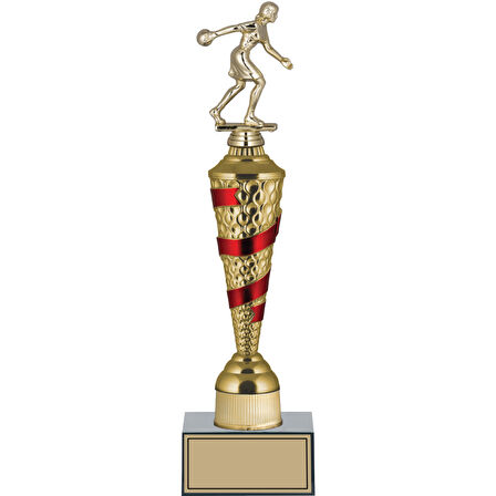 ODAK KUPA - Figürlü Kupalar - Bowling Kadın Figürlü Kupalar FG-028 C - 40 cm