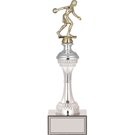 ODAK KUPA - Figürlü Kupalar - Bowling Kadın Figürlü Kupalar FG-030 B - 34 cm