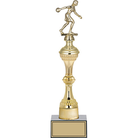 ODAK KUPA - Figürlü Kupalar - Bowling Kadın Figürlü Kupalar FG-031 C - 39 cm