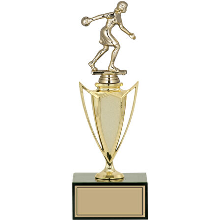 ODAK KUPA - Figürlü Kupalar - Bowling Kadın Figürlü Kupalar FG-039 C - 29 cm