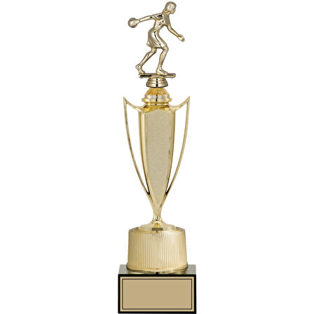 ODAK KUPA - Figürlü Kupalar - Bowling Kadın Figürlü Kupalar FG-040 A - 39 cm