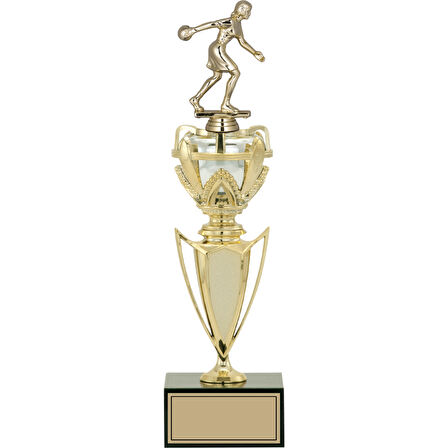 ODAK KUPA - Figürlü Kupalar - Bowling Kadın Figürlü Kupalar FG-044 C - 37 cm