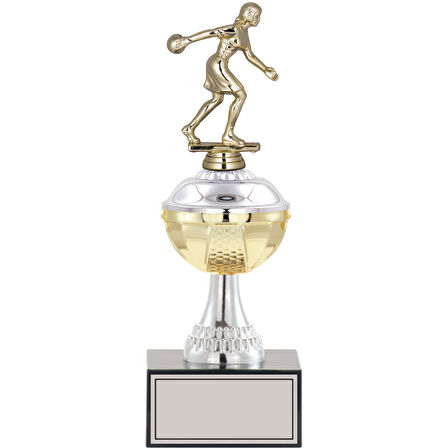 ODAK KUPA - Figürlü Kupalar - Bowling Kadın Figürlü Kupalar FG-045 C - 30 cm