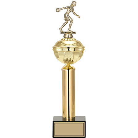 ODAK KUPA - Figürlü Kupalar - Bowling Kadın Figürlü Kupalar FG-047 A - 43 cm