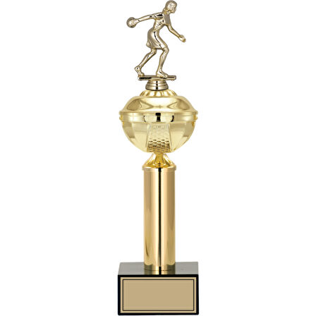 ODAK KUPA - Figürlü Kupalar - Bowling Kadın Figürlü Kupalar FG-047 B - 40 cm