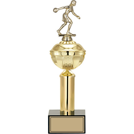 ODAK KUPA - Figürlü Kupalar - Bowling Kadın Figürlü Kupalar FG-047 C - 38 cm