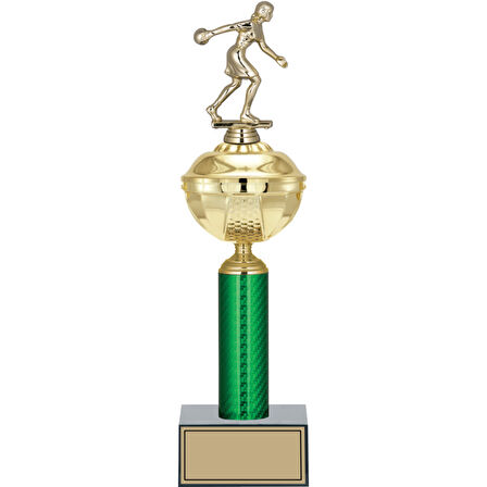 ODAK KUPA - Figürlü Kupalar - Bowling Kadın Figürlü Kupalar FG-049 A - 41 cm