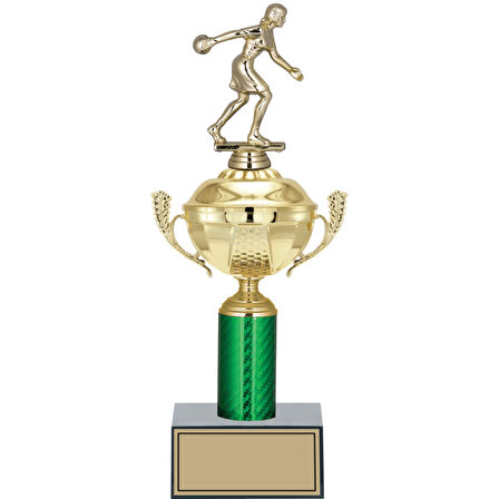 ODAK KUPA - Figürlü Kupalar - Bowling Kadın Figürlü Kupalar FG-050 C - 36 cm