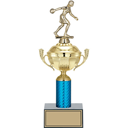 ODAK KUPA - Figürlü Kupalar - Bowling Kadın Figürlü Kupalar FG-052 C - 36 cm