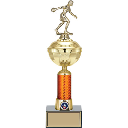 ODAK KUPA - Figürlü Kupalar - Bowling Kadın Figürlü Kupalar FG-055 C - 40 cm
