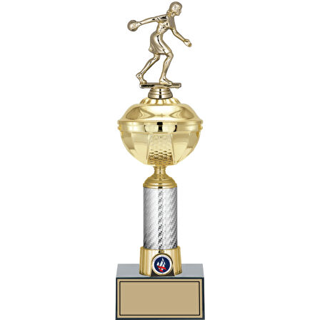 ODAK KUPA - Figürlü Kupalar - Bowling Kadın Figürlü Kupalar FG-057 C - 40 cm