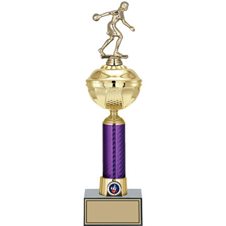 ODAK KUPA - Figürlü Kupalar - Bowling Kadın Figürlü Kupalar FG-059 B - 42 cm