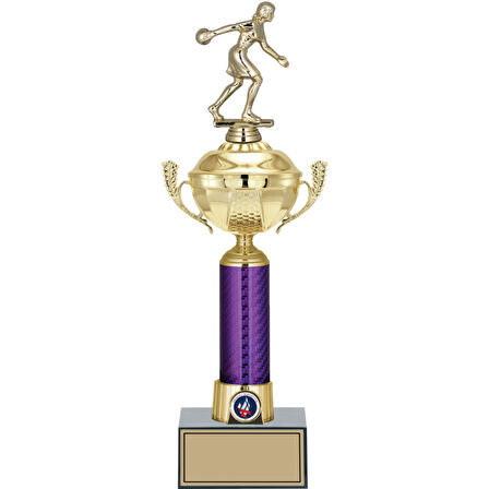 ODAK KUPA - Figürlü Kupalar - Bowling Kadın Figürlü Kupalar FG-060 B - 42 cm