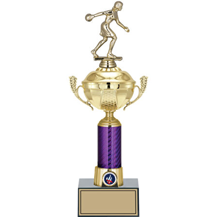 ODAK KUPA - Figürlü Kupalar - Bowling Kadın Figürlü Kupalar FG-060 C - 40 cm