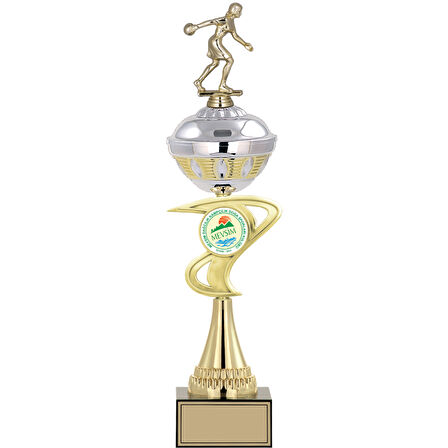 ODAK KUPA - Figürlü Kupalar - Bowling Kadın Figürlü Kupalar FG-065 A - 48 cm