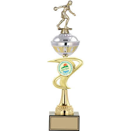 ODAK KUPA - Figürlü Kupalar - Bowling Kadın Figürlü Kupalar FG-065 B - 45 cm