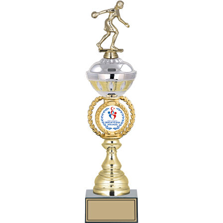 ODAK KUPA - Figürlü Kupalar - Bowling Kadın Figürlü Kupalar FG-066 C - 44 cm