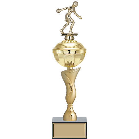 ODAK KUPA - Figürlü Kupalar - Bowling Kadın Figürlü Kupalar FG-069 B - 46 cm
