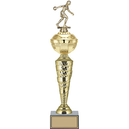 ODAK KUPA - Figürlü Kupalar - Bowling Kadın Figürlü Kupalar FG-075 B - 48 cm