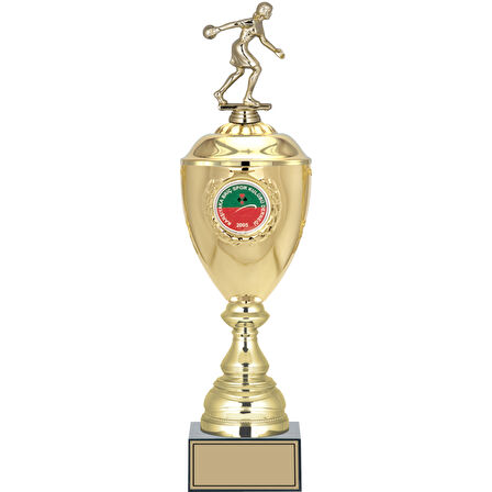 ODAK KUPA - Figürlü Kupalar - Bowling Kadın Figürlü Kupalar FG-079 B - 47 cm