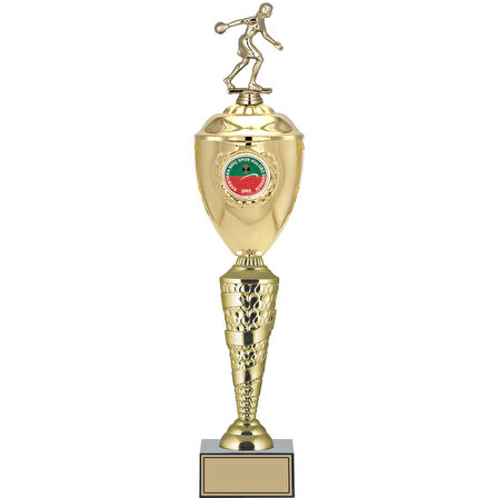 ODAK KUPA - Figürlü Kupalar - Bowling Kadın Figürlü Kupalar FG-081 B - 58 cm