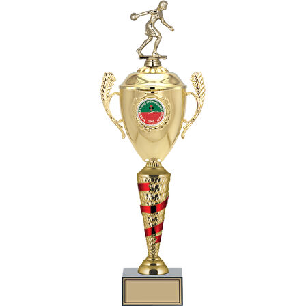 ODAK KUPA - Figürlü Kupalar - Bowling Kadın Figürlü Kupalar FG-082 C - 55 cm