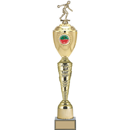 ODAK KUPA - Figürlü Kupalar - Bowling Kadın Figürlü Kupalar FG-083 A - 65 cm