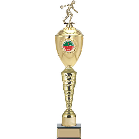 ODAK KUPA - Figürlü Kupalar - Bowling Kadın Figürlü Kupalar FG-083 B - 62 cm