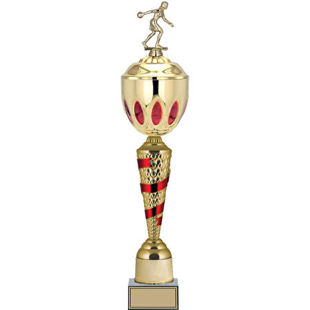 ODAK KUPA - Figürlü Kupalar - Bowling Kadın Figürlü Kupalar FG-086 A - 64 cm