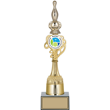 ODAK KUPA - Figürlü Kupalar - Bowling / Labut Figürlü Kupalar FG-033 B - 37 cm