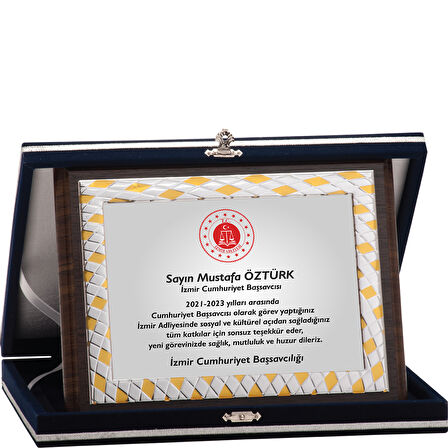 ODAK KUPA - Ahşap Plaketler - PL-019-M A - 18x24 cm