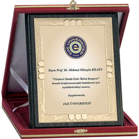 ODAK KUPA - Ahşap Plaketler - PL-025-M A - 18x24 cm