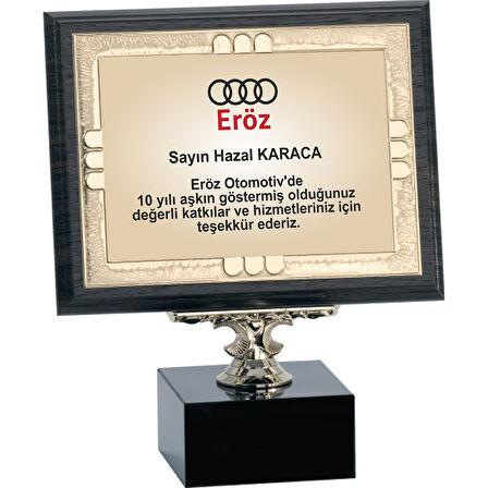 ODAK KUPA - Ahşap Plaketler - PL-028-M A - 18x24 cm