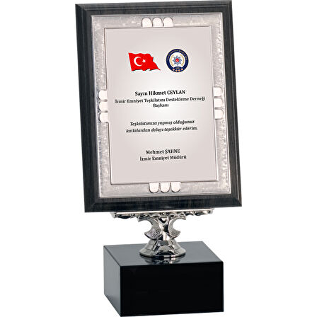 ODAK KUPA - Ahşap Plaketler - PL-030-M B - 15x20 cm