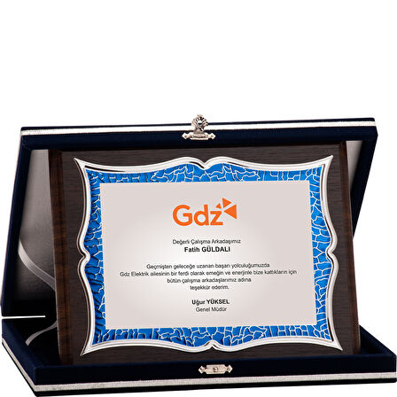 ODAK KUPA - Ahşap Plaketler - PL-035-M A - 18x24 cm