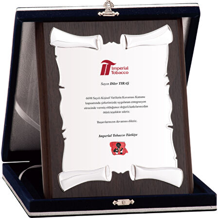 ODAK KUPA - Ahşap Plaketler - PL-037-M A - 18x24 cm