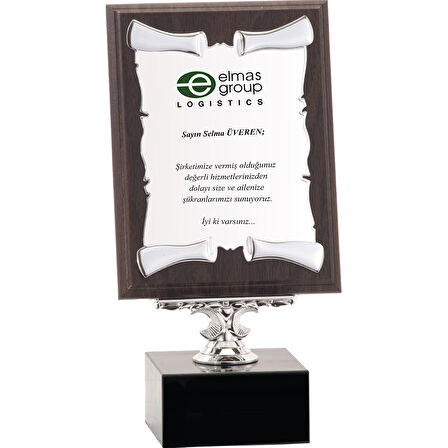 ODAK KUPA - Ahşap Plaketler - PL-038-M B - 15x20 cm