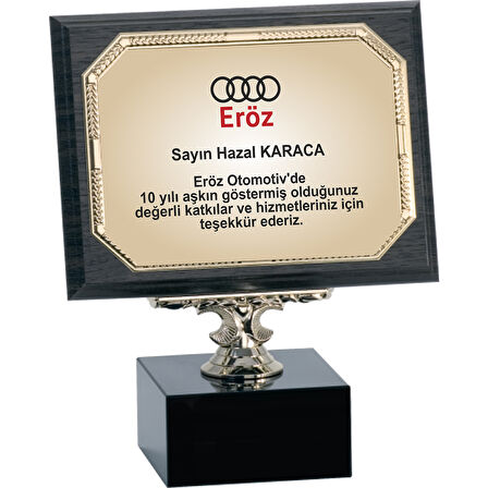 ODAK KUPA - Ahşap Plaketler - PL-044-M A - 18x24 cm