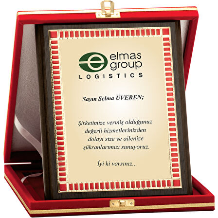 ODAK KUPA - Ahşap Plaketler - PL-053-M A - 18x24 cm