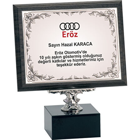ODAK KUPA - Ahşap Plaketler - PL-068-M A - 18x24 cm