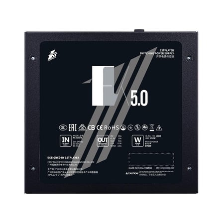 1ST Player FK 550W Siyah 12CM FAN Korumali 3 Yıl Garantili Güç Kaynağı
