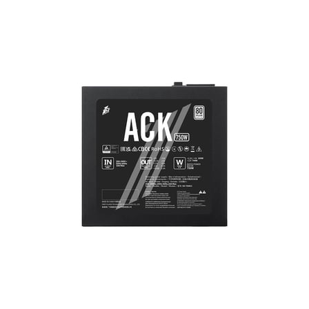 1ST Player ACK 750W 80+ Aktif PFC 14CM FAN 5 Yıl Garantili Siyah Güç Kaynağı